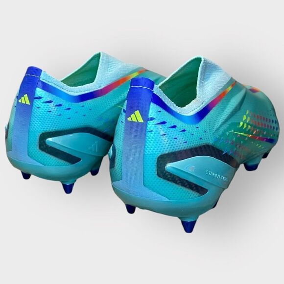 Adidas X Speed Portal + Elite SG Clear Aqua Soccer Cleats GW8420 Mens 11.5 New - Picture 8 of 12